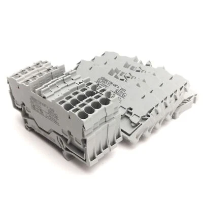 Lot of 10 Wago 2002-1401 TOP JOBS Terminal Blocks, Clamp Cage, 800V, 22-12AWG - Image 1 of 3