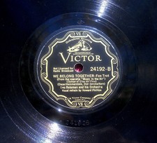 "WE BELONG TOGETHER" Leo Reisman & his Orchestra Victor 24192 E 1932 Jazz 78