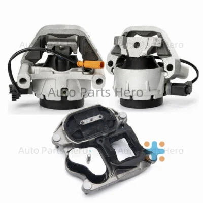 Soporte de caja de cambios de montaje de motor de 3 piezas para Audi A8/A8L A8/S8 D4 quattro 3.0T 4G0199381LC Foto 1 de 4