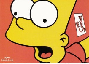 SIMPSONS 10TH ANNIVERSARY P-1  PROMO CARD NMT INKWORKS 2000