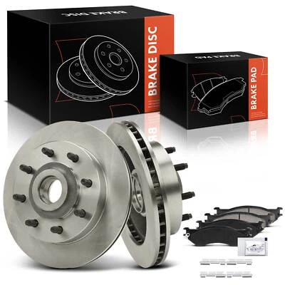 6xRotor de disco de freno delantero derecho y derecho y pastilla de freno de cerámica para Dodge Ram 1500 Van 1999 Foto 1 de 4