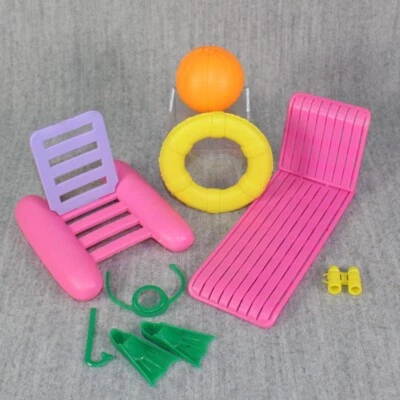 CLONE VINTAGE Lucky Barbie Fashion Doll 1980s Backyard Pool Swimming Play Set - Bild 1 von 4