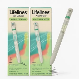 2- Lifelines Pen Diffuser Essential Scented Oil Blends Ballpoint Tip - Picture 1 of 5