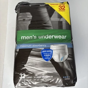 CVS Health Mens Underwear Maximum Absorbency L/XL 32 Count New White - Picture 1 of 4