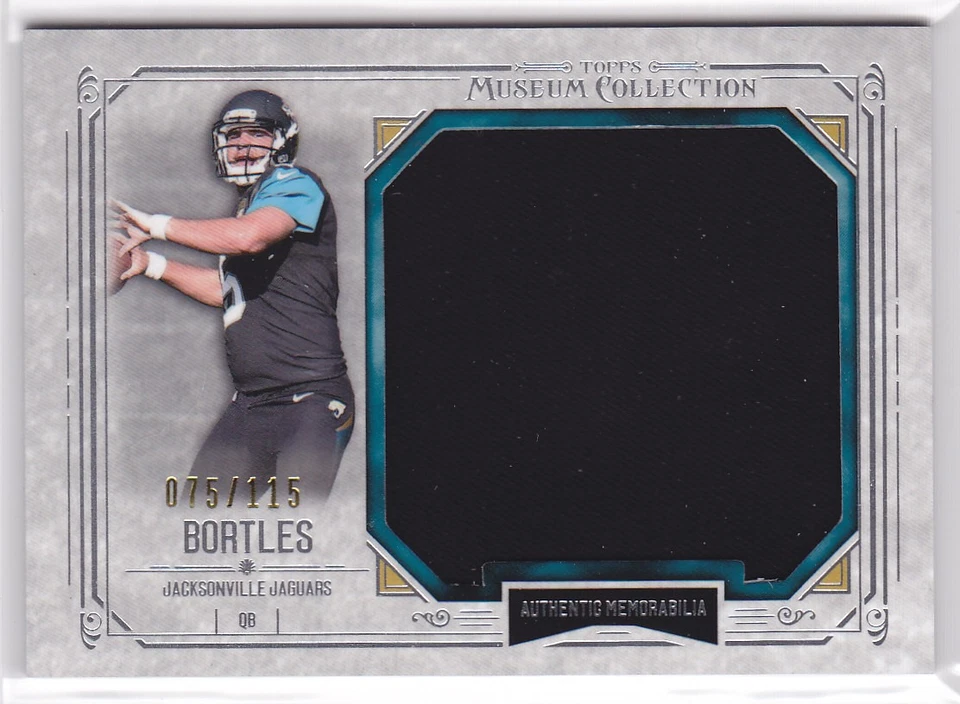 2014 Blake Bortles Topps Museum Jumbo Jersey    RC 75/115    #MJR-BB (A6516) - Image 1 of 1