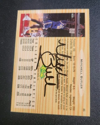 Mitchell Butler Autograph Signed 1993 Classic Card UCLA Bruins - Image 1 of 2