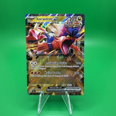 Koraidon ex 120/162 SV05: Temporal Forces Holo.  Pokemon. D19 - Image 1 of 2