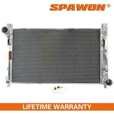 3Row SPAWON Radiator For Mercedes Benz C230 C240 C280 CLK320 CLK350 2001-2009 AT - Image 1 of 4