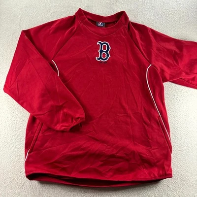 Majestic Authentic Sweatshirt Mens Large Boston Red Sox Therma Base Fleece Lined - Image 1 of 4