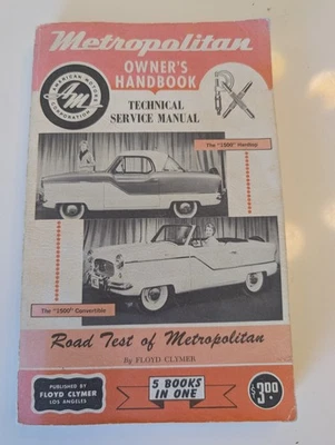 METROPOLITAN OWNER'S HANDBOOK - Изображение 1 из 3