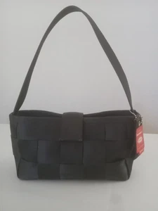 Bolso Cinturón Original Negro Bolso Cierre a Presión Hecho en USA - Imagen 1 de 12