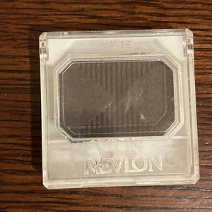 REVLON RARE! Custom Eyes VINTAGE Eye Shadow Blackest Brown Matte Original - Picture 1 of 4