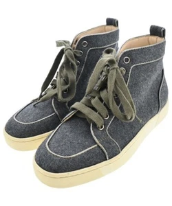 CHRISTIAN LOUBOUTIN Flat Shoes Women's Size 35 Gray - Picture 1 of 8