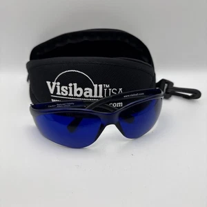 Visiball USA blaue Golfballfundbrille mit schwarzem Softcase - gebraucht - Bild 1 von 6
