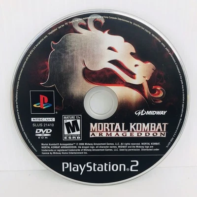 Mortal Kombat: Armageddon (Sony PlayStation 2, 2006) solo disco  Foto 1 de 2