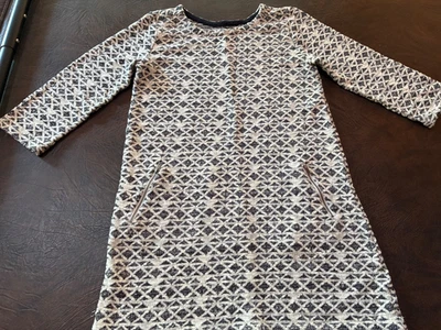 Vestido tejido negro/blanco línea A hilos metálicos talla XXL 14-16 GAP KIDS Foto 1 de 4