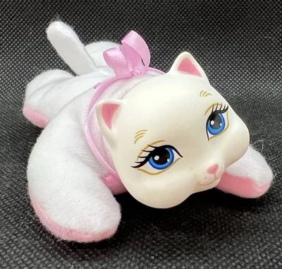 Vintage 1990s Kitty Surprise Baby Cat Replacement Kitten White & Pink Blue Eyes - Image 1 of 4