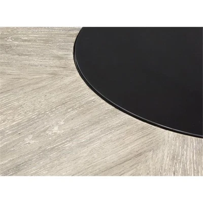 Magnussen Ryker Round Dining Table in Nocturn Black - Image 1 of 3