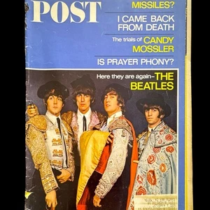 The Beatles - Saturday Evening Post Magazine Cover - October 24, 1964 - Vintage - Picture 1 of 9