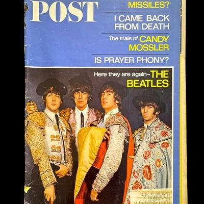 The Beatles - Saturday Evening Post Magazine Cover - October 24, 1964 - Vintage - Image 1 of 4