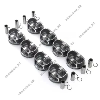 8 件活塞和戒指套装 STD 适用于宝马 550i 650i 750i X5 E63 E64 E53 E70 N62B48 4.8L — 第 1/4 张图片