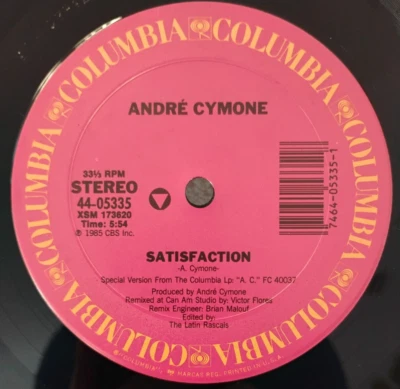 Andre Cymone - SATISFACTION - PROMO - 12" - 1985 - Near Mint Vinyl - Image 1 of 2