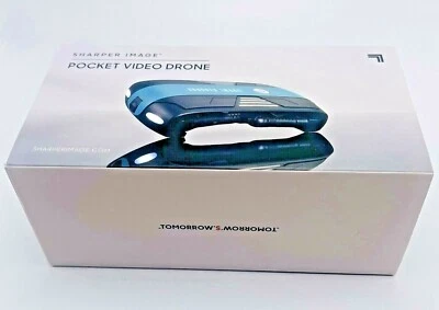 Sharper Image Folding Pocket Video Drone Quad Box Pouch USB Extra Rotors Booklet - Image 1 of 4