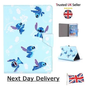 Stitch Floral Case for Samsung Galaxy Tab 3 4 A7 A8 A10 S6 E 7" 8" 10" Cover - Picture 1 of 7