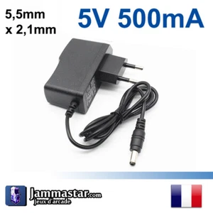 Adapter 100-240V DC 5V 0,5A 500mA - Netzteil - Power Supply - 5,5x2,1mm - Bild 1 von 1