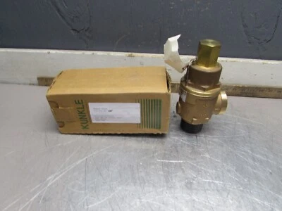 NEW! KUNKLE 0020-G01-MG  , BRASS SAFETY RELIEF VALVE ,1-1/2" , SET-25 psi,  NIB! - Image 1 of 4
