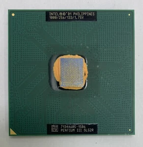 Intel Pentium III SL52R 1000MHz / 256KB / 133MHz Socket 370 Processor / CPU - Picture 1 of 4