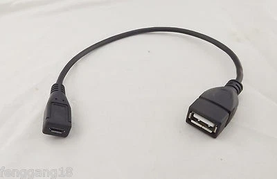 1pcs USB 2.0 A Female to Micro B 5 Pin Female Charging Data Extension Cable Cord - Image 1 of 4