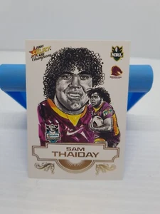 NRL 2008 Select Champions Sketch Card #SK1 Sam Thaiday - Brisbane Broncos N Mint - Picture 1 of 2