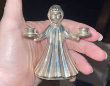 Vintage .Figural Candle Holder 3.5" Choir Girl/Boy