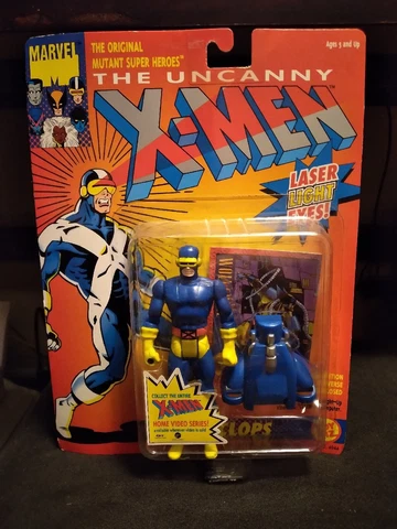 The Uncanny X-Men Cyclops with Laser Light Eyes; ToyBiz 1991 Cover