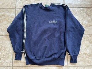 Felpa vintage anni 90 UCLA BRUINS BLU MV SPORT Pro Weave taglia Medium - Foto 1 di 8