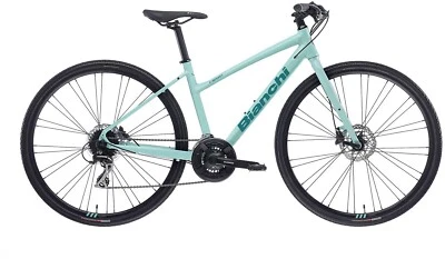 Bianchi C-sport Dama 2 Acera 24V Disc Bicicletta Strada Ibrida Varie taglie - Immagine 1 di 2
