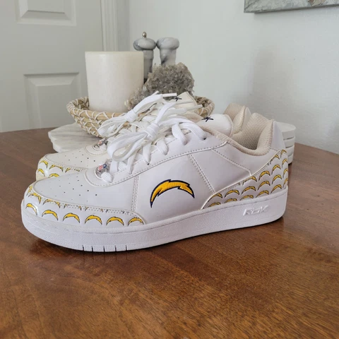 NFL Los Angeles Chargers Reebok Rare RBK Sneakers Mens Size 14 FREE SHIPPING Cover
