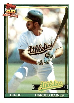 S5R9: 1991 Topps Baseball Cards  (#'s 16-791) Nm-Mint - Image 1 of 3