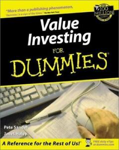 Value Investing for Dummies? by Sander, Peter J.; Haley, Janet