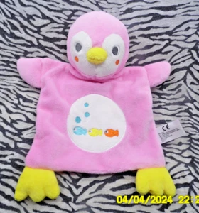 CP/ DOUDOU C&A NICOTOY PINGOUIN ROSE JAUNE POISSON 25CM 100% NEUF 2DISP - Imagen 1 de 4