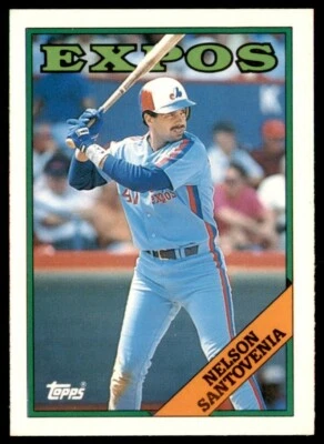 1988 Topps Traded Nelson Santovenia Montreal Expos #102T - Image 1 of 2