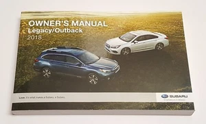 2018 SUBARU LEGACY OUTBACK OWNERS MANUAL PREMIUM LIMITED SPORT TOURING AWD 25 36 - Picture 1 of 1