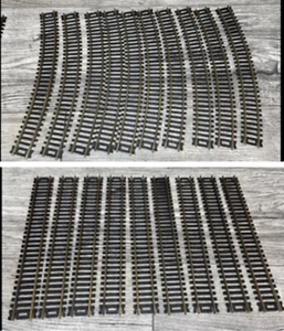 Vintage Bachmann HO Simplimatic Plug-In Wiring Model Train Tracks 19 Pieces EUC - Picture 1 of 9