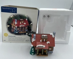 Dept 56 Pinewood Log Cabin Snow Village Classic Ornament Series - #98637 Rerired - Picture 1 of 5