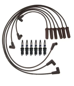 GM OE Ignition Wire Set 6 ACDelco Rapidfire Spark Plugs Kit For Buick 3.8 VIN 1 - Picture 1 of 1