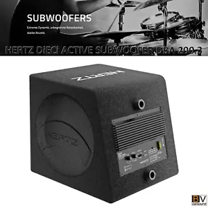 Subwoofer activo HERTZ Dieci DBX200.3 caja de bajos 20 cm 200 mm 8" 32-400Hz 92dB 110WRMS - Imagen 1 de 5