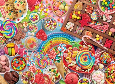 Eurographics Candy Party 1000 Piece Jigsaw Puzzle - Image 1 of 2
