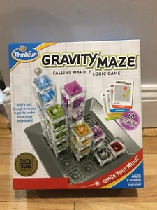 ThinkFun Gravity Maze Logic Falling Marble Game Age 8+ Single Player Complete. - Picture 1 of 2