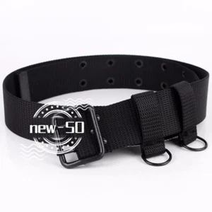 Russian Military Fan 17 Male Hair VKBO Black Nylon Double Needle Training Belt - Picture 1 of 10